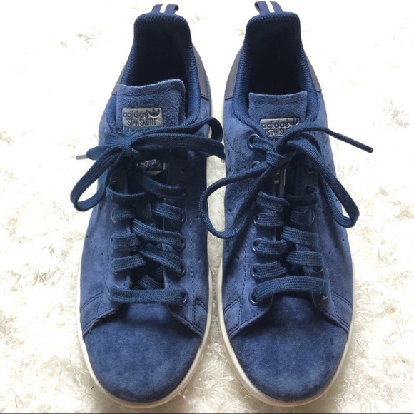 stan smith blue suede